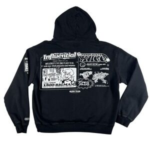 Tommy Innit Hoodie Mens Medium Influential 2022 Youtuber Graphic Fleece Pullover